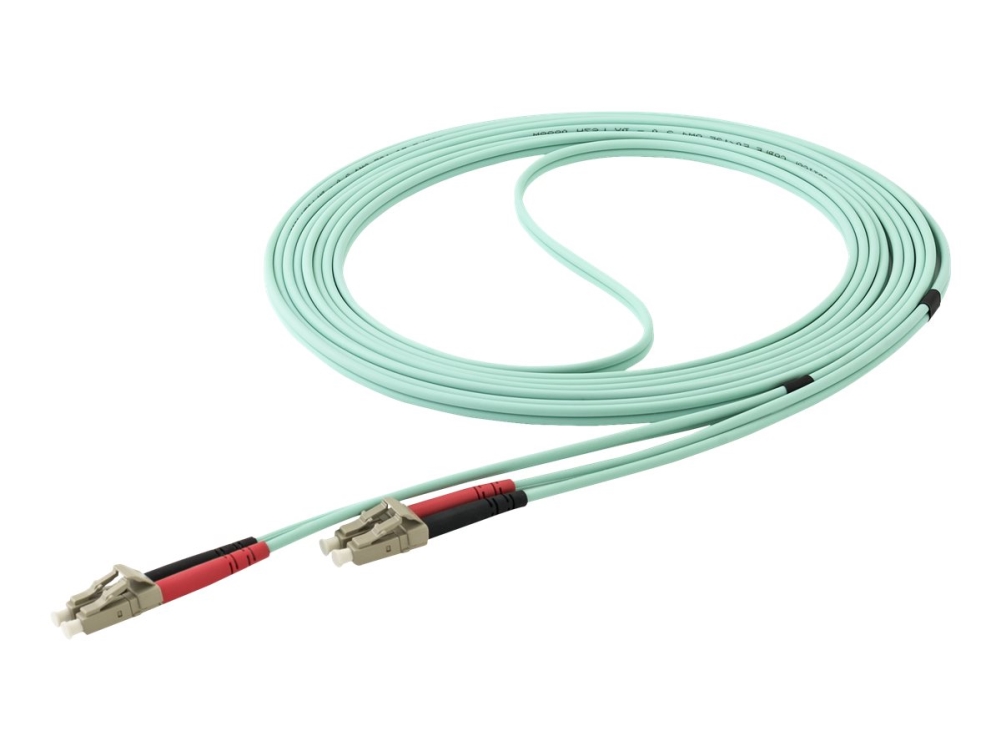 StarTech.com Aqua OM4 Duplex Multimode-kuitu 5m LC-LC-kuituliitäntäkaapeli