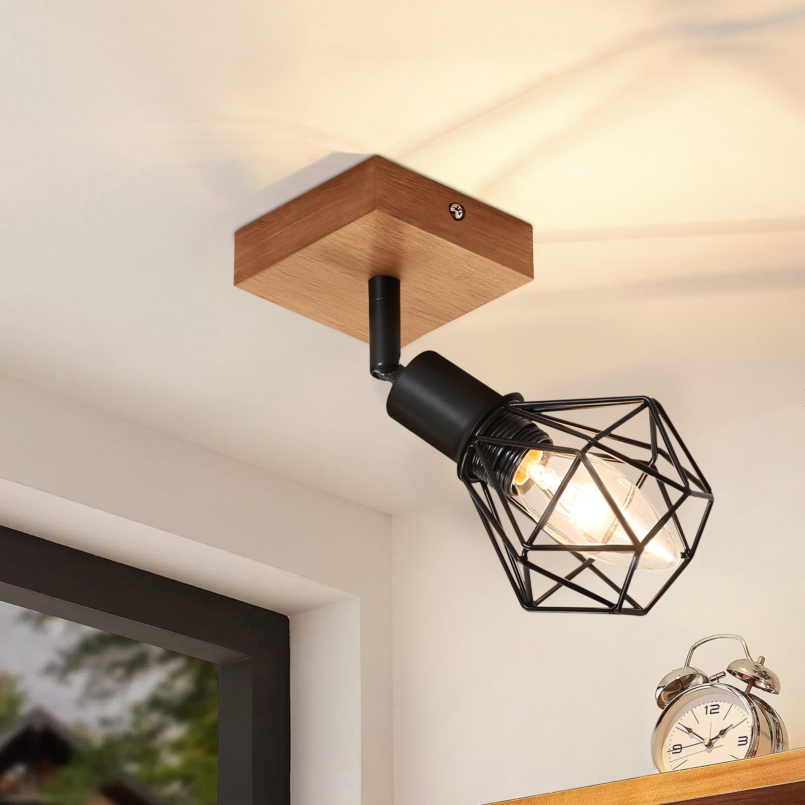 ZMH säädettävä 350° metallinen kattovalaisin, 40 W LED