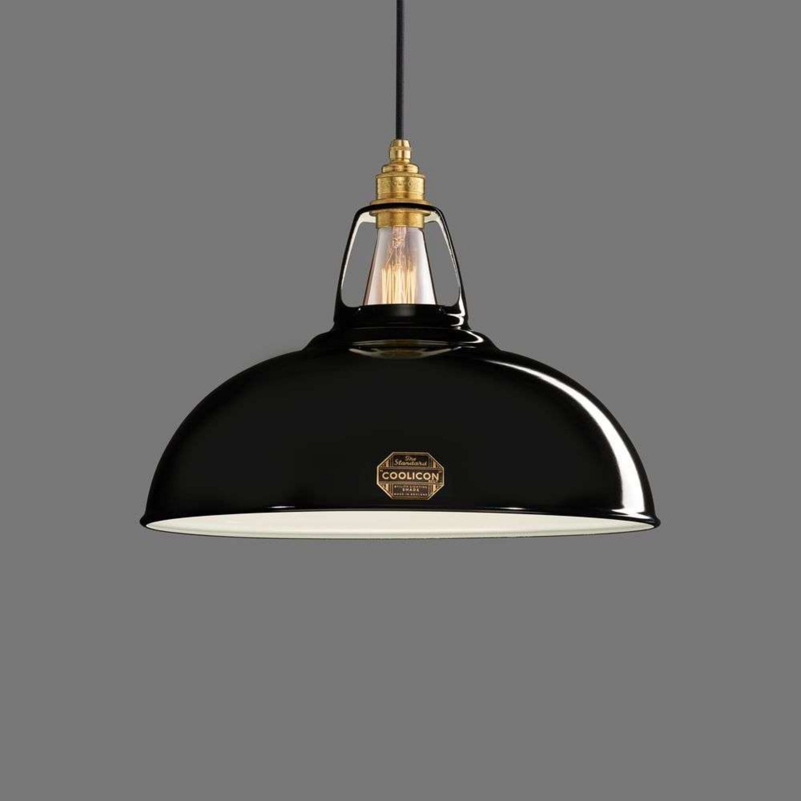 Coolicon 1933 Design -riippuvalaisin Jet Black