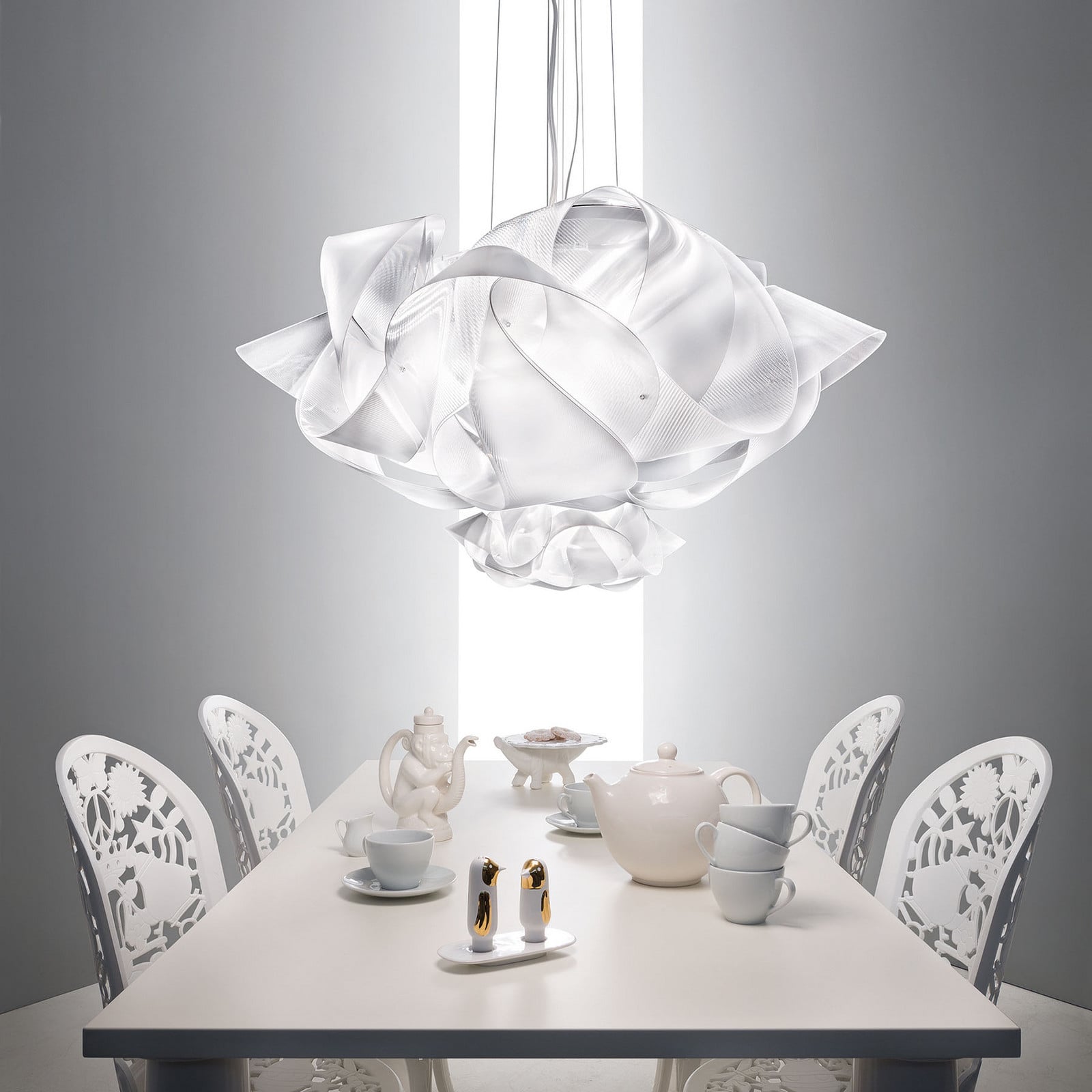 Slamp Fabula-design-riippuvalaisin, kirkas, suuri