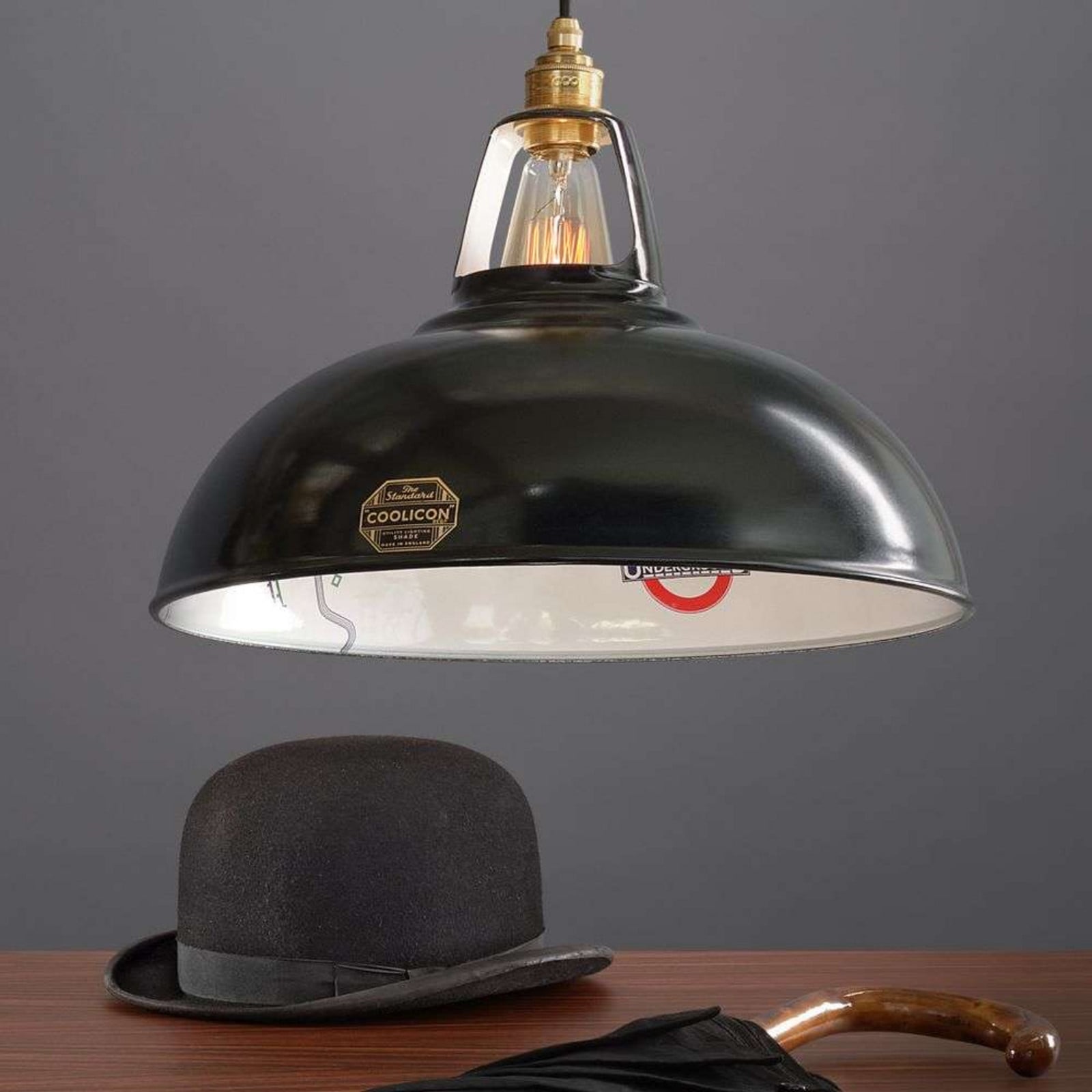 Coolicon 1933 Design -riippuvalaisin, Ø 40 cm, musta