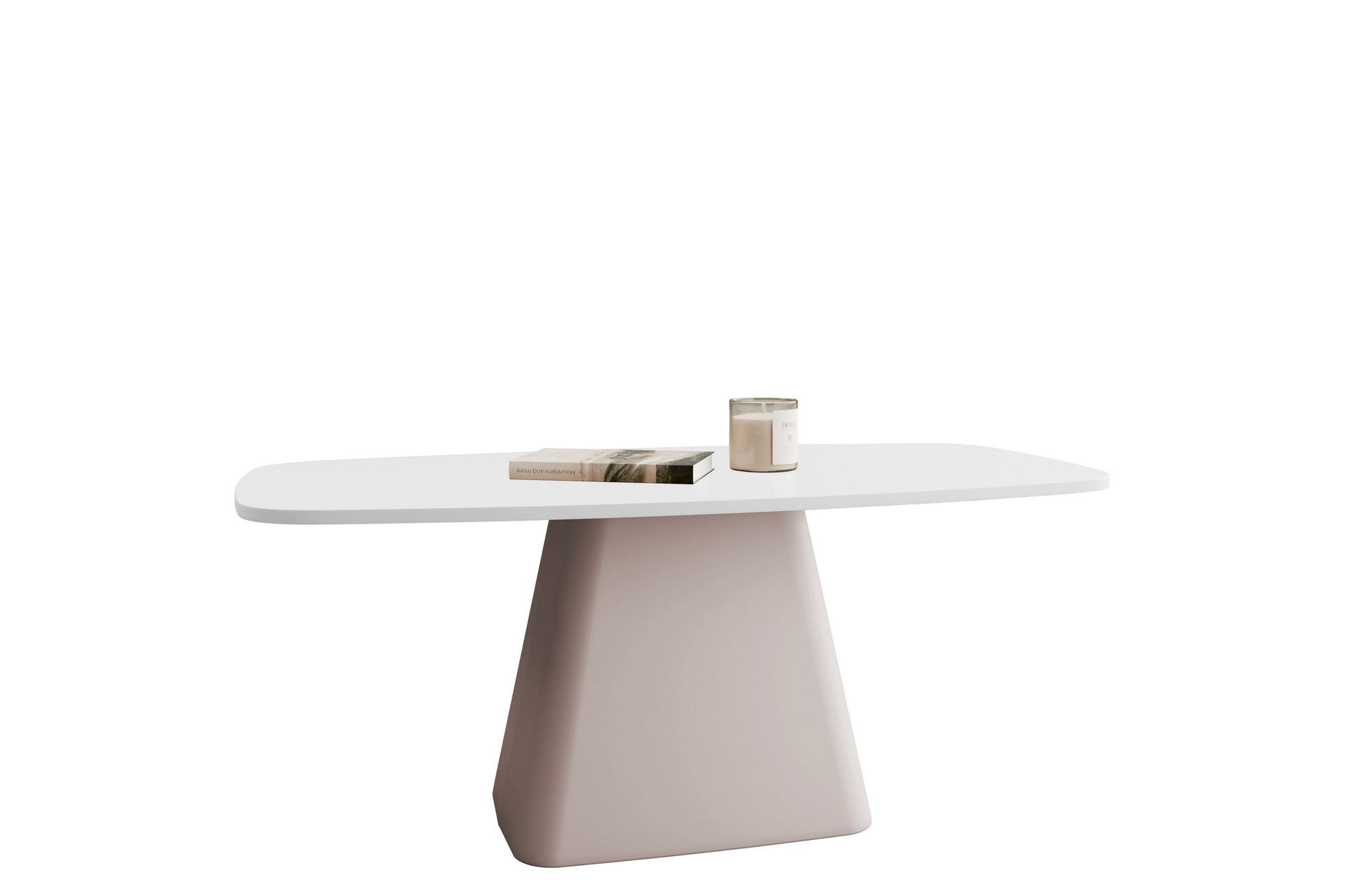 Meylor Sohvapöytä 120 cm - Valkoinen/Beige
